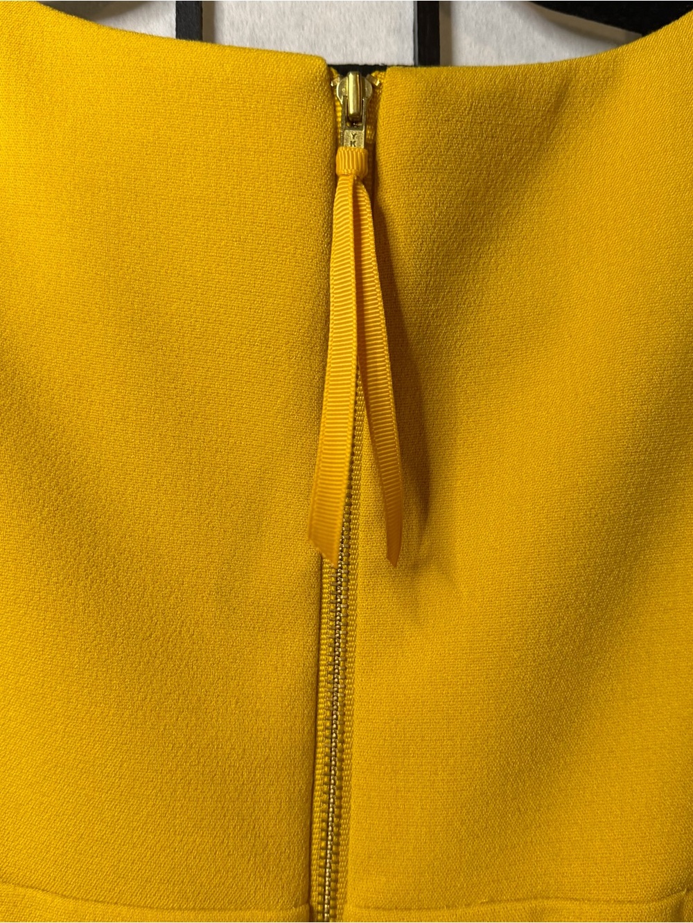 Eliza J Yellow Shift Dress Sleeveless Tailored Button Front Dress Size 8 - Picture 6 of 7